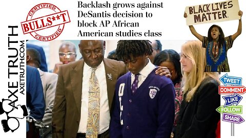 Race Grifting black Leaders law suit against Desantis decision to block African American studies