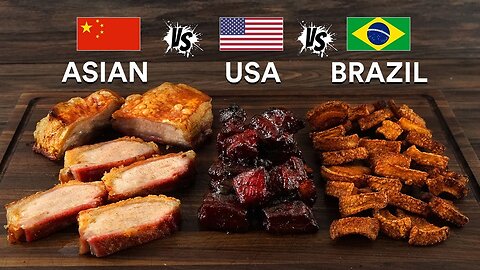 Pork BELLY 3 WAYS - Asian, USA & Brazilian!