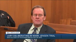 Jury deliberations continue in Mark Jensen antifreeze murder trial