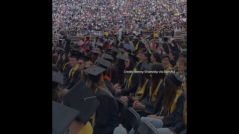 Pro-Hamas Twats At Univ. Of Mich. Graduation Got Chants Of USA And 'Shut The F*ck Up' Thrown At Them