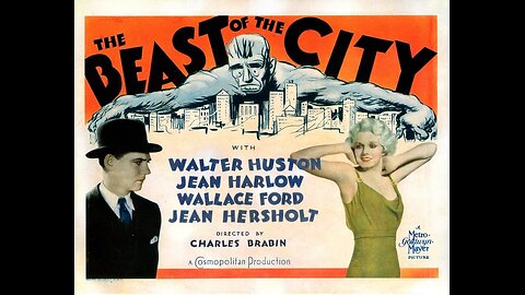 "Beast of the City" (1932) Walter Houston & Jean Harlow