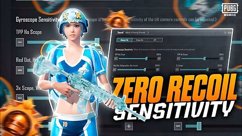 OP SENSITIVITY 3 1 🔥 Best Zero Recoil Sensitivity CODE & Settings for Pubg Mobile BGMI in 2024