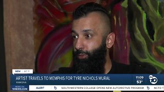 East County artist traveling to Memphis to paint Tyre Nichols mural