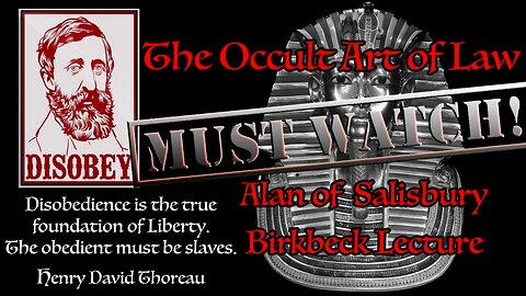 An Introduction to THE OCCULT ART OF LAW. ABSOLUTE MUST WATCH!! How the CORPORATE Take Over of the Planet is Being Fulfilled