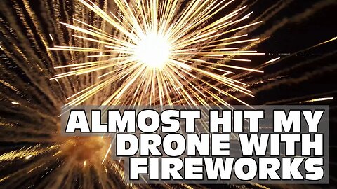 Shooting TWO 10" shells and almost killing my drone with fireworks
