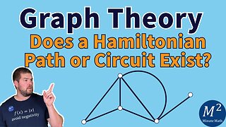 Does a Hamiltonian path or circuit exist on this graph? | Graph Theory Basics
