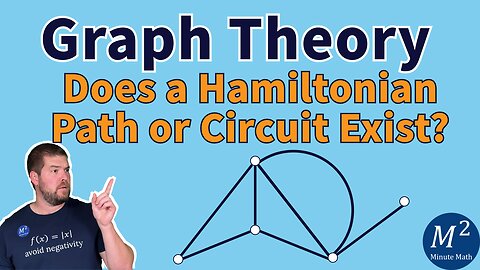 Does a Hamiltonian path or circuit exist on this graph? | Graph Theory Basics