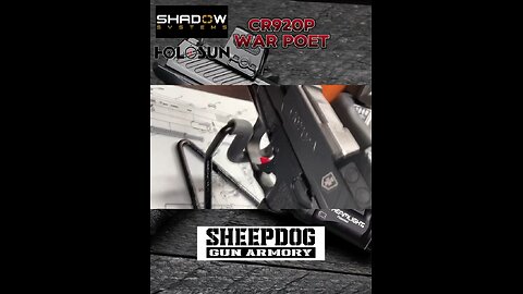 Shadow Systems “CR920P War Poet” 3.75” barrel 9mm 13 rd capacity- Holosun Red Dot