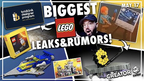 NEW LEGO LEAKS, News & Rumors | LEGO Ideas Van Gogh, Bricklink, LEGO Classic Space, Creator & MORE