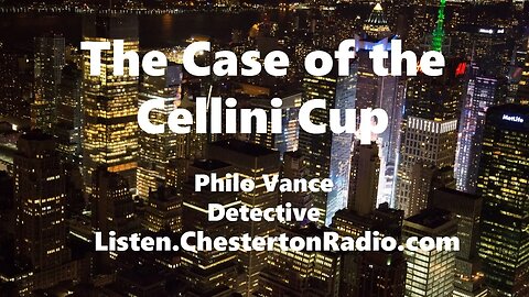 The Case of the Cellini Cup - Philo Vance