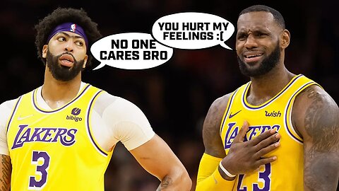 Anthony Davis Doesn't Celebrate Lebron James Breaking Scoring Record 🤔