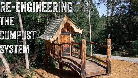 S2 EP19 | OFF GRID HOBBIT STYLE COMPOST TOILET | MILLING CABIN SIDING & REENGINEERING COMPOST SYSTEM