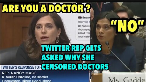 Twitter Rep Gets Grilled For Censoring Harvard Educated Doctors on Twitter