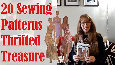 💚✅ 20 Sewing Patterns Thrifted Treasure ✅💚| BudgetSew #sewing #sewingpatterns #fridaysews