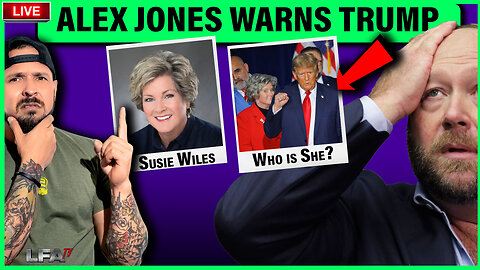 ALEX JONES AND TOM RENZ WARN TRUMP ABOUT SUSIE WILES TIES TO PFIZER AND DESANTIS | MATTA OF FACT 4.25.24 2pm EST