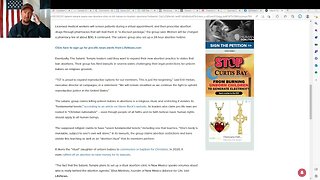 Satanic Temple | Abortion For Satan Worship | Abortion Is Murder