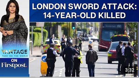Man with Sword arrested after stabbing rampage in East London | Watch
