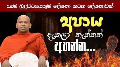 අපාය දැකලා නැති අයට විශ්මිත දෙසුමක් Venerable Welimada