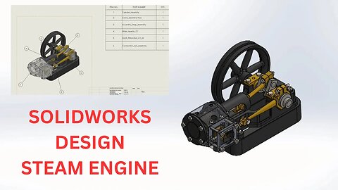 Solidworks tutorial Steam Engine
