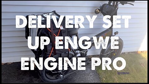 Streamlining Deliveries with the ENGWE ENGINE PRO Delivery Bag Set Up