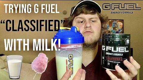 Trying “Classified” G FUEL in MILK!