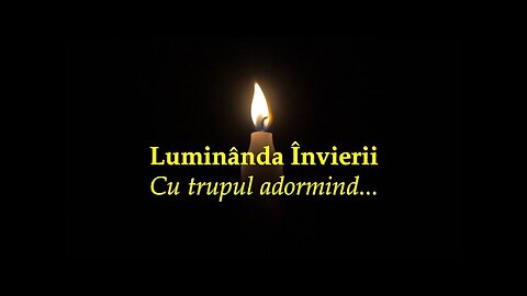 Luminânda Învierii (Cu trupul adormind...), de Nicolae Lungu