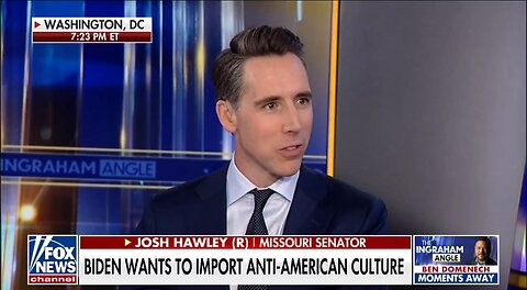 Sen Josh Hawley: We Don't Need Any More Terrorists In America
