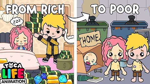 My Husband Spent All Our Savings _ Toca Love Story _ Toca Boca Life World _ Toca Animation