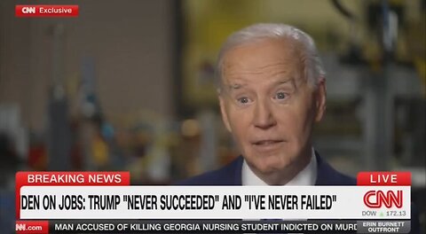 Biden Hilariously Says Trump's Not A Job Creator