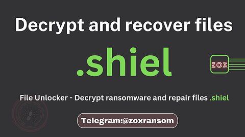 How to Decrypt Ransomware Files Like a Pro! 🔐💻 .shiel #Ransomware