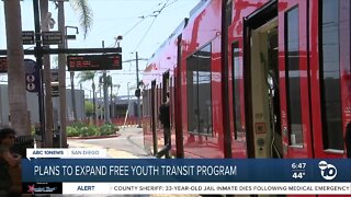 Push to extend and expand free youth transit program