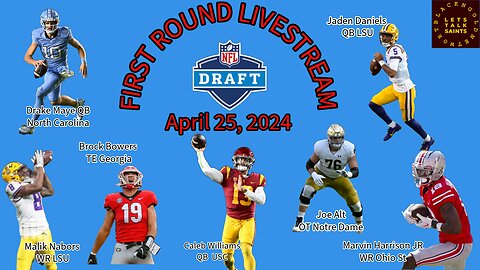 LIVE! 2024 NFL Draft First Round!!