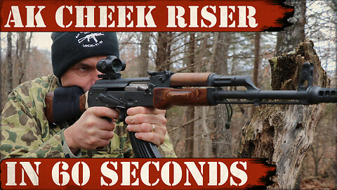 AK47 / AK74 Cheek Riser done in 60 seconds!