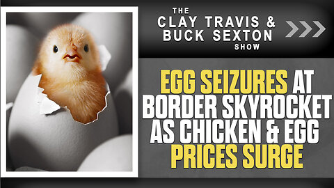 Egg Seizures at Border Skyrocket as Chicken & Egg Prices Surge | The Clay Travis & Buck Sexton Show