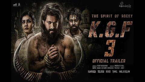 K.G.F: Chapter 3 - Trailer | HINDI | Rocking Star Yash | Prabhas | Raveena Tondon | Prashanth Neel