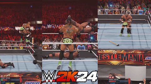 WWE 2K24: Randy Orton VS Triple H VS Batista - Triple Threat Match
