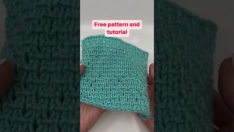 Make the dashes stitch with my video tutorial. #knitting #knittutorial #knitstitchpattern