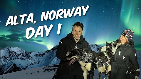 Dogsledding & Northern Lights in Alta, Norway | Travel Vlog 2022