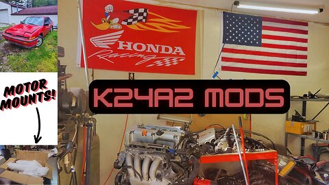 KINTEGRA Part 4 - K24A2 mods + custom engine mounts!