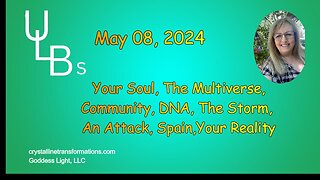 05-08-24 Your Soul, The Multiverse, Community, DNA, the Storm, An Attack, Spain, Your Reality