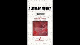 O Quereres | Caqetano Veloso | A Letra da Música | #shorts