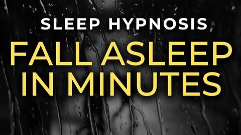 Sleep Hypnosis Fall Asleep in Minutes Sleep Talk Down - Black Screen