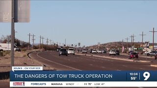 TOW TRUCK DRIVER DANGERS