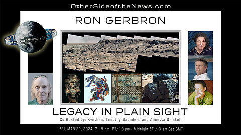 RON GERBRON | LEGACY IN PLAIN SIGHT #MARS, #Mars Ruins, #Ancient Civilizations, #Martian Artifacts,