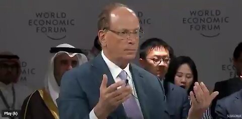 BlackRock Ceo talks about depopulation and substituting humans for machines