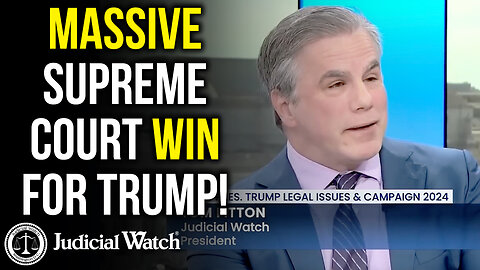 MASSIVE SUPREME COURT WIN FOR TRUMP!