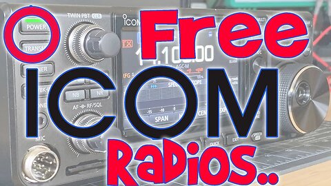 ICOM Radio Giveaway! FREE Ham Radios!