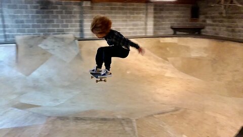 Skateboarding at Wherehouse 54 Bowl