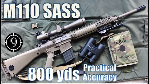 M110 SASS to 800yds: Practical Accuracy (Leupold Mk4, US Sniper Rifle)