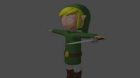 Blender Male Grindset - Toon Link